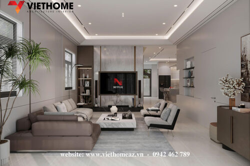 Thiết Kế Nội Thất Nhà Phố Tại Long An